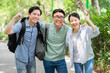 © Timeimage - Photo of group Asian student outside