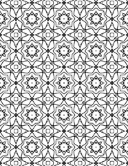 Black and white abstract geometric pattern