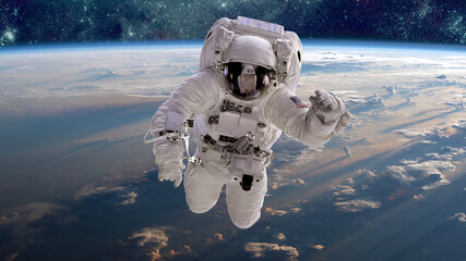 Wall Mural - Astronaut in outer space