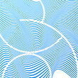 © garis lurus - ABSTRACT COLORFUL GRADIENT BLUE WAVY LINE PATTERN BACKGROUND. COVER DESIGN