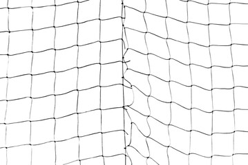Sports net on blue sky