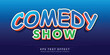 © muflihah - comedy show editable text effect