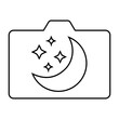 © Abonti - Camera, mode, night icon