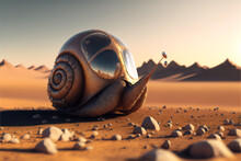 A Snail In The Desert, Generate Ai