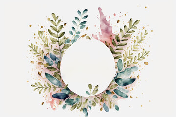 Wall Mural - Confirmation Celebration - Watercolour (Generative Art)