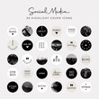 © Jessica - Lifestyle Social Media Text Style Icon Set For IG Stories. Modern Set For Business, Bloggers, Marketing, Branding. Highlight Covers, Minimalist Highlights for Instagram