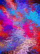 canvas print picture - colored abstraction for desktop screensavers and backgrounds