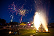 © Cavan Images - Fireworks in a small Montana town.
