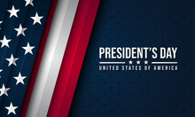 President's Day Background Design.