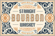 © alex_bond - Bourbon Whiskey - ornate vintage decorative label