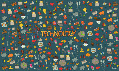 Wall Mural - abstract breaking news light out technology background hitech communication concept innovation send 