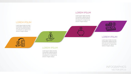 Wall Mural - vector element for infographic.template for diagram, graph, presentation and chart for your business