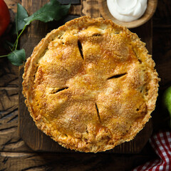 Poster - Traditional homemade apple pie