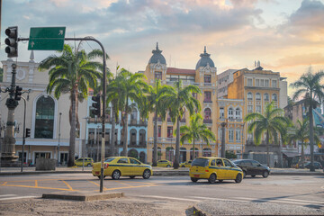 streets of the old city of Rio de Janeiro