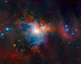 Fototapeta  - Cosmos, Universe, Orion nebula, galaxies in space, NASA. Abstract cosmos background