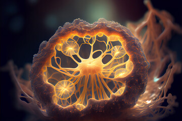 Fototapete - Neurone abstract illustrations 