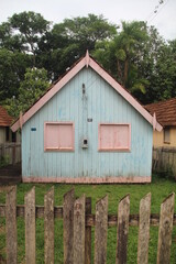 Casa onde Chico Mendes foi assassinado, em xapuri, Acre 