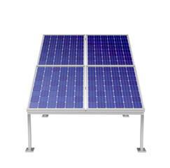 Sticker - Solar panels in realistic 3d render