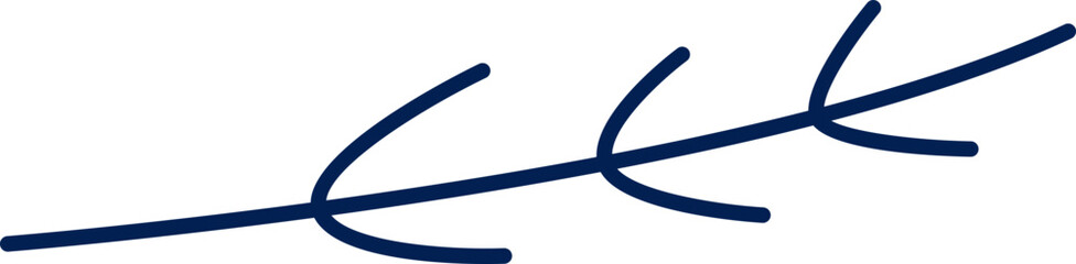 leaf branch for decor flat icon