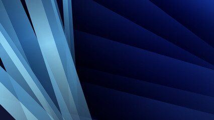 Wall Mural - Vector 3d blue abstract, science, futuristic, energy technology concept. Digital image of light rays, stripes lines with blue light, speed and motion blur over dark blue background