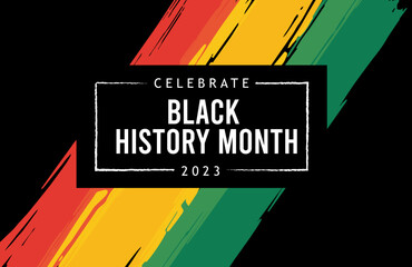 Wall Mural - Black history month celebrate. vector illustration design graphic Black history mont 2023