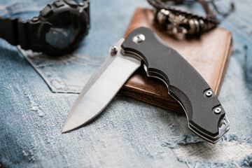 stainless steel folding knife