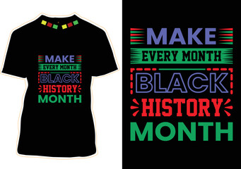 Black History Month T-shirt Design