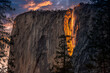 The Firefall on El Capitan, Yosemite National Park, California