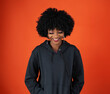 © Ariyo - A lady on afro, wearing a black hoodie