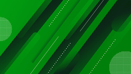 Abstract green light and shade creative background. Vector illustration.