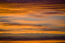 Sunset On Orange Clouds, Idaho