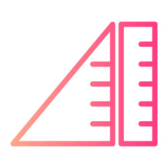 Sticker - ruler icon