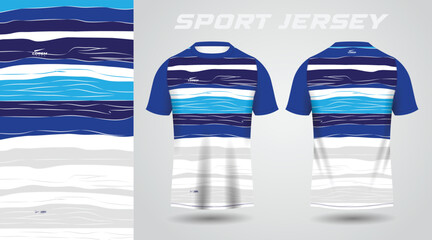 blue shirt sport jersey design