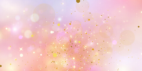 Poster - Elegant Valentine's Day background with light effects and gradient.Vector.For web design and illustrations.