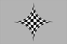 Chessboard Pattern With Distorted Squares