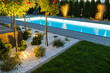 © Tomasz Zajda - Residential Outdoor Swimming Pool Illuminated by LED Lights