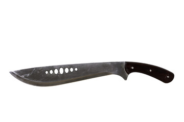 Wall Mural - used machete isolated on white background