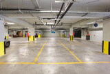Fototapeta  - parking underground urban for shopping modern