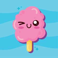 Sticker - sweet cotton candy kawaii