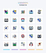 © Muhammad - Creative Contact Us 25 Line FIlled icon pack  Such As user. contact. letter. subscription. email