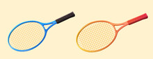 3D Tennis Racket Set