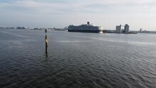 Queen Elizabeth Cruise Ship Southampton Clip 1