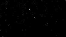 Winter Real Snowfall Effect Snow Storm Isolated Black Background In 4K To Be Used For Composing Motion Graphics Background Overlay Animation 4K Drag And Drop Editing Software Supporting Blending Mode