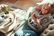 © Grady R/peopleimages.com - Smile, sofa and woman at home on a phone in a living room calm on social media with happiness. House couch, lounge and person relax on a mobile online on wifi looking happy from streaming web content