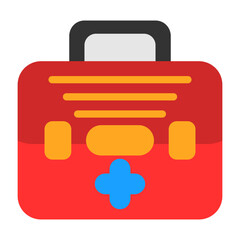 Canvas Print - Emergency Kit Icon