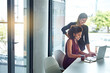 © Grady R/peopleimages.com - Success, data analysis or business women with laptop for business meeting, invest strategy or planning company finance. Collaboration, happy or teamwork on tax data analysis or financial network