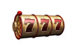 PNG casino slot machine 777 banner 3d render 3d rendering illustration 