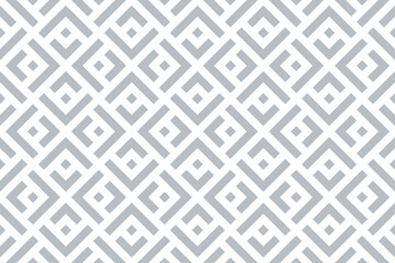 Abstract geometric pattern. A seamless vector background. White and gray ornament. Graphic modern pattern. Simple lattice graphic design.