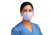 © peopleimages.com - Portrait of a young doctor  wearing a face mask Isolated on a PNG background.