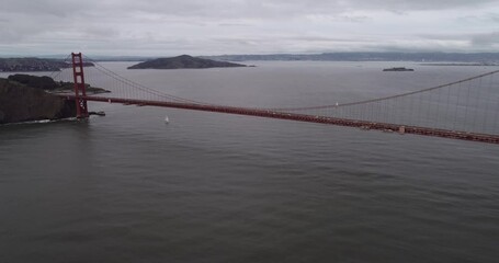 Sticker - Golden Gate Bridge in San Francisco, California, USA